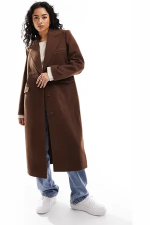 VIOLET ROMANCE Oversized longline formal coat in