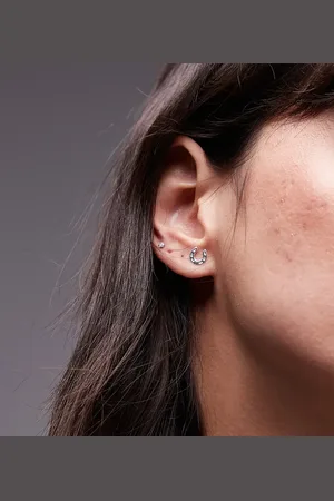 SEOL + GOLD Sterling horse shoe stud earrings
