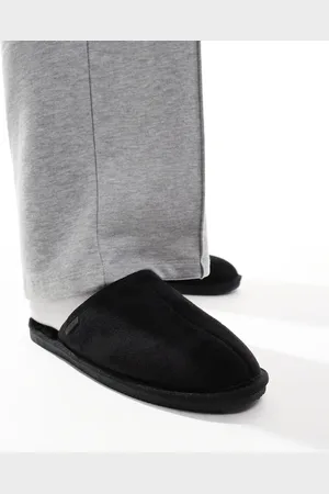River Island Faux fur lined slippers in