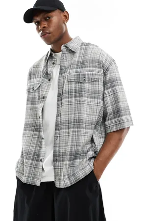 Weekday Bruce oversized check shirt in