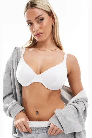 ASOS Fuller Bust Mila cotton underwired bra in