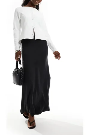 & OTHER STORIES Fluid jersey maxi skirt with side split in