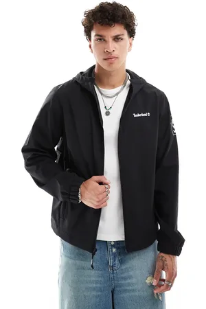 Timberland Small script logo windbreaker jacket in