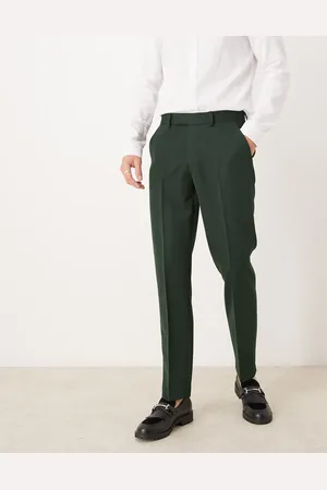 ASOS Smart slim fit trousers in dark