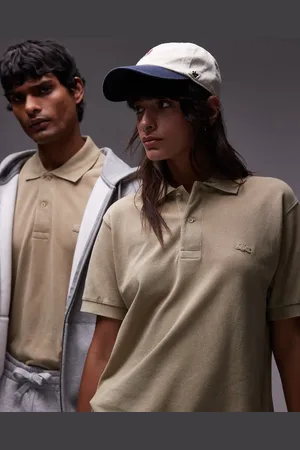 Lacoste Polo shirt in washed beige