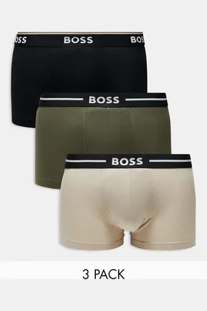 HUGO BOSS 3 pack bold trunks in