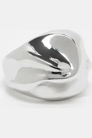ASOS Chunky molten ring in tone