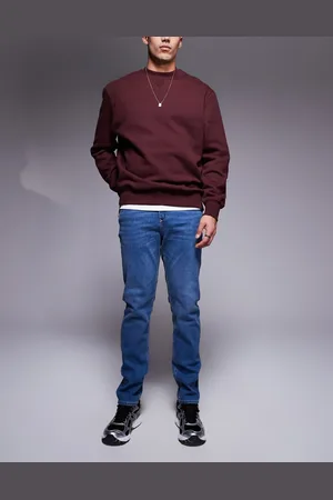 River Island Slim fit jeans in midwash