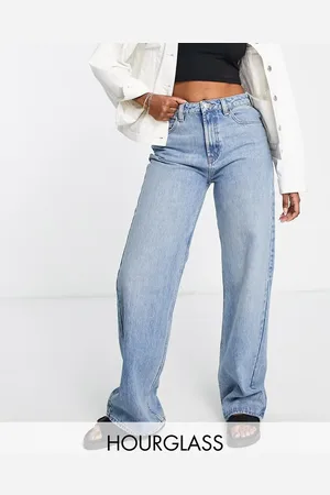ASOS Hourglass wide leg dad jeans mid