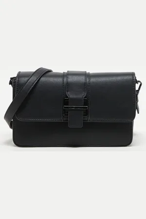 VALENTINO Valentino Dejavure crossbody buckle detail bag in
