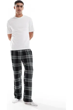 River Island Check pyjama set in