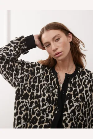 Reclaimed Leopard print button down cardi