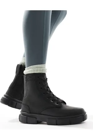 sorel Explorer STRT lace up leather boots in