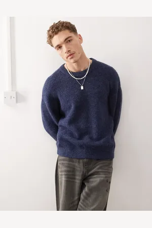 Weekday Emilio wool blend jumper in melange