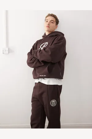 Prohibited Logo sweat 360gsm hoodie co-ord in