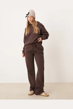 Gina Tricot Loose fit straight leg joggers in dark