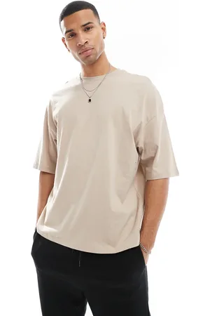 ADPT. Oversized t-shirt in beige