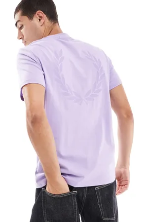 Fred Perry Rear powder laurel t-shirt in light