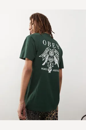 Obey Birds of justice graphic t-shirt in