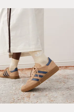 adidas Handball Spezial trainers in light and navy