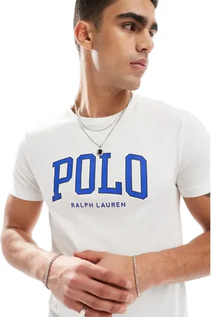 Ralph Lauren Chenile logo applique t-shirt in