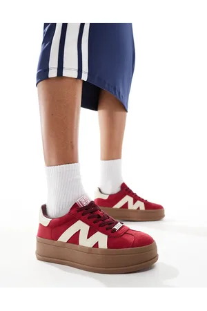 Steve Madden Opponent fltaform trainers in suede