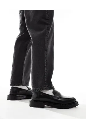 WALK LONDON Jagger saddle loafer in leather