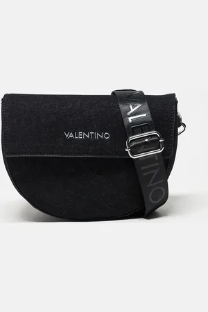 VALENTINO Valentino bigs crossbody saddle bag in denim