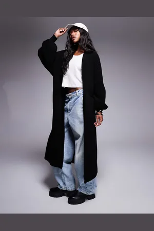 Missyempire Knitted maxi cardigan in