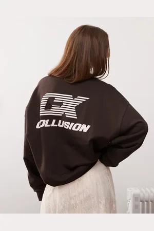 COLLUSION Sports logo sweatshirt