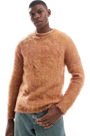 ASOS Knitted fluffy jumper in