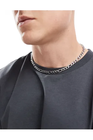 LOST SOULS 7mm figaro chain necklace in stainless steel