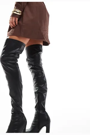 Public Desire Public Desire Acquaria Wide Fit over the knee boots in