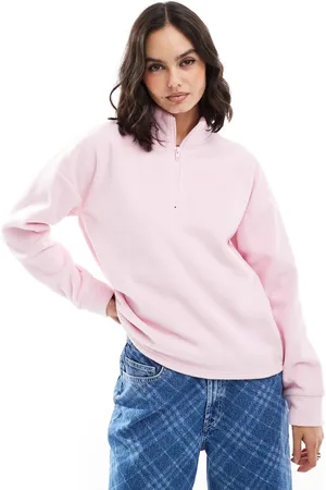 Pieces® Quarter zip fleece jacket in baby