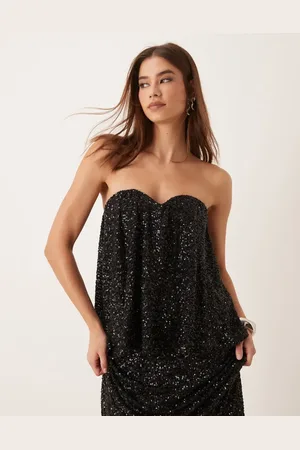 Gina Tricot Mix & match sequin strapless top in
