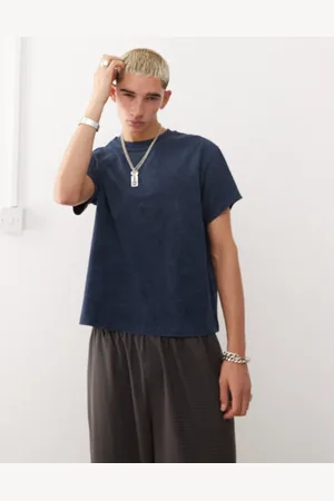 Reclaimed Slim crop boxy t-shirt in