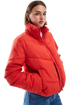 ONLY Funnel neck puffer jacket in