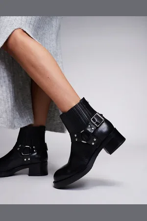 Steve Madden Breaker Biker Ankle boot in Leather
