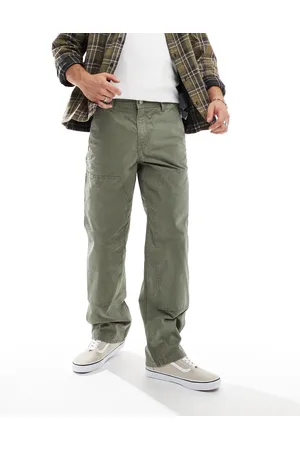River Island Relaxed fit workwear trousers in