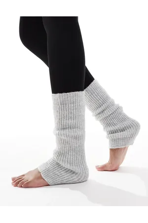 Pieces® Knitted leg warmers in