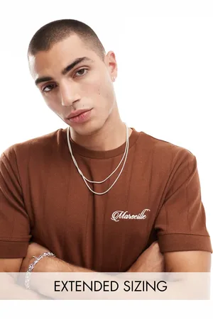 ASOS T-shirt in with city chest embroidery