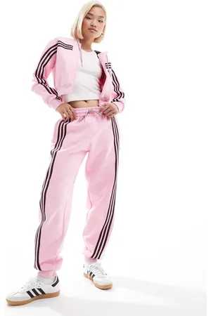 adidas Velour trackpant bottoms in