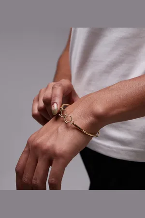 SEOL + GOLD 18ct vermeil bow bangle bracelet