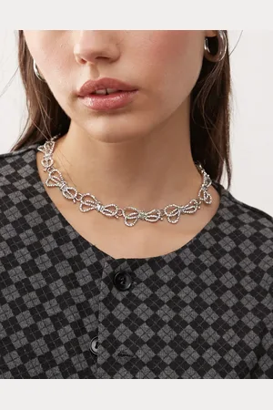 Reclaimed Choker with bows in