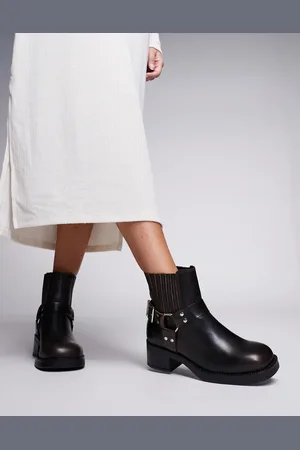 Steve Madden Breaker Biker Ankle boot in Leather