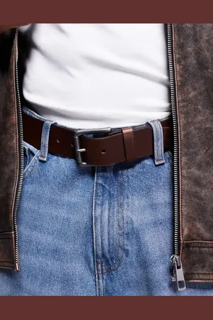 HUGO BOSS Boss Joris belt in dark