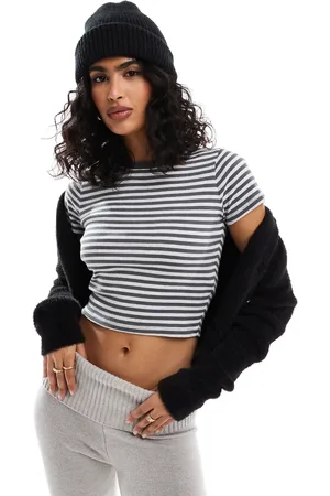 Hollister Baby t-shirt in grey and stripe