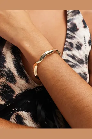DesignB London Wavey bangle bracelet in