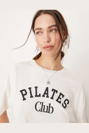 New Look Pilates club oversized t-shirt in