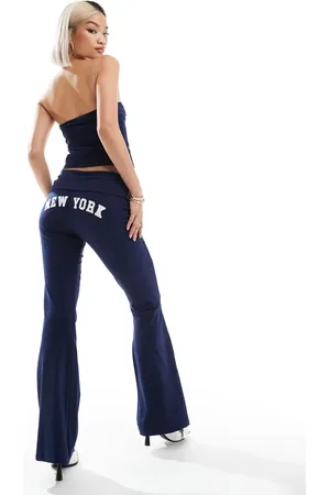 ASOS Fold over leggings co ord with booty graphic in
